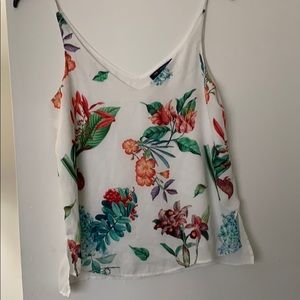 Summer spaghetti strap blouse and pant outfit(M)